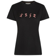 Damen-T-Shirt Icebreaker Women Merino 150 Tech Lite SS Tee Snow Day schwarz Black