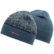 Mütze Devold Kvitegga Beanie blau/grau Ink