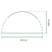 Seitenplane Coleman Event Shelter Suwall L
