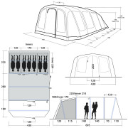 Aufblaszelt Outwell Stonehill 7 Air