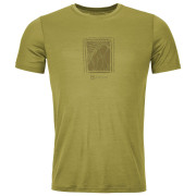 Herren-T-Shirt Ortovox 120 Cool Tec Mtn Cut Ts M grün sweet alison