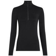 Damen-T-Shirt Icebreaker W Mer Core Heavyweight LS Half Z schwarz Black