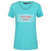 Bavlněné tričko Regatta Filandra VI blau Turquoise