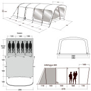 Familienzelt Outwell Colorado 6PE
