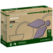 Geschirrset Brunner Midday Dolomit rose