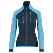 Damen Funktions-Sweatshirt Karpos Alagna Evo W Jacket blau/hellblau Midnight/Blue Atoll