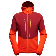 Herren-Sweatshirt La Sportiva Session Tech Hoody M orange/weinfarbe Cherry Tomato/Sangria