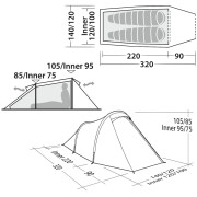 Ultraleichtes Zelt Robens Arch 2
