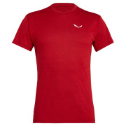Herren-T-Shirt Salewa Puez Melange Dry M S/S Tee rot 1806 tango red melange