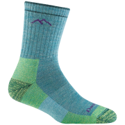 Damensocken Darn Tough Hiker Micro Crew Midweight With Cushion blau aqua heather