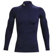 Herren-Funktionsshirt Under Armour CG Armour Comp Mock blau Midnight Navy/White