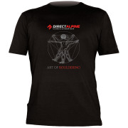Herren-T-Shirt Direct Alpine Flash schwarz/rot Black/Brick(Art)