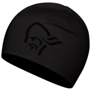 Mütze Norrona 29 pureUll180 Beanie schwarz Caviar Black