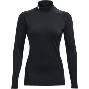 Herren-T-Shirt Under Armour HG Armour Comp Mock LS schwarz Black / / White