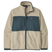 Herren-Sweatshirt Patagonia M's Retro Pile Patch Jkt beige/grün Pelican