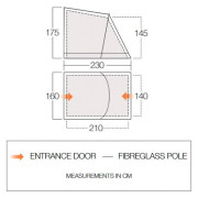 Anbau fürs Vorzelt Vango Tall Annex Elements Shield - Balletto