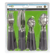 Besteckset Bo-Camp Cutlery set 24 pieces grau Grey
