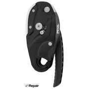 Bremse Petzl Rig Repairable schwarz Black