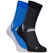 Socken High Point Trek 4.0 Socks (Double pack) blau/schwarz Black / Celery