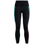 Damen-Leggings Under Armour SpeedPocket Ankle Tight schwarz/blau Black / Neptune / Reflective
