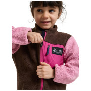 Kinder-Sweatshirt Didriksons Anten Kids Fullzip 2 Oyster Pink
