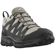 Wanderschuhe Salomon X Ward Leather Gore-Tex grün Vintage Khaki / Black / Pewter
