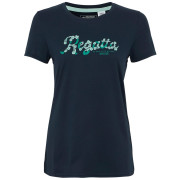 Damen-T-Shirt Regatta Fingal Stretch dunkelblau Navy