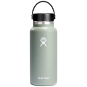 Thermoflasche Hydro Flask Wide Mouth 32 oz hellgrau agave