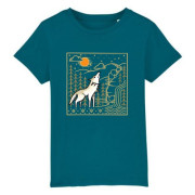 Kinder-T-Shirt České parky Wolfie blau