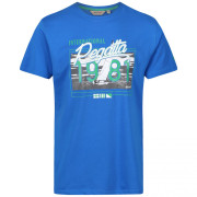 Herren-T-Shirt Regatta Cline III kr. rukáv hellblau OxfordBlue
