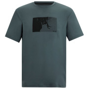 Herren-T-Shirt Regatta Fingal Stretch dunkelgrün Dark Storm