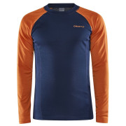 Herren-Funktionsshirt Craft Core Warm Baselayer Ls blau/orange Blaze-Chestnut