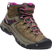 Damenschuhe Keen Targhee III MID WP W braun Weiss/Boysenberry