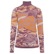 Damen Funktions-Sweatshirt Kari Traa Mille Hz rot plum