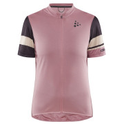Damen-Radtrikot Craft W Core Endur Log rosa růžová