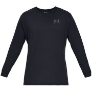 T-Shirt Under Armour Sportstyle Left Chest LS schwarz Black//Black