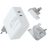 Ladegerät Xtorm 67W GaN-Ultra Travel Charger + USB-C PD Cable weiß white