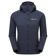 Damen-Winterjacke Montane F Sirocco Hoodie blau ECLIPSE BLUE