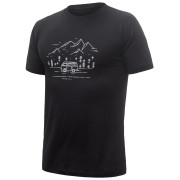 Herren-Funktionsshirt Sensor Merino Active Pt Van Life schwarz