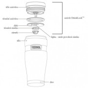 Thermotasse Thermos Style mit Griff