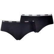 Damenhöschen Puma Hipster 2P Pack schwarz Black