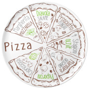 Teller Brunner Pasta&Salad Pizza Set weiß