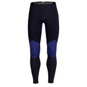 Herreunterhose Icebreaker Mens 260 Zone Leggings 2021 schwarz/blau MidnightNavy/RoyalNavy
