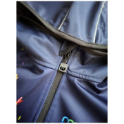 Kinder-Softshell-Jacke WAMU Dark Purple