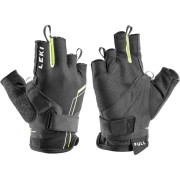 Handschuhe Leki Nordic Breeze Shark short 2022 schwarz/gelb black-yellow-white