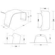 Zelterweiterung Outwell Wakefield L Tent Connector