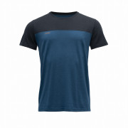 Herren-T-Shirt Devold Classic Linear Tee Man blau/schwarz INK/FLOOD