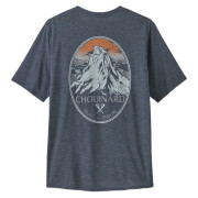 Herren-T-Shirt Patagonia M's Cap Cool Daily Graphic Shirt - Lands grau Chouinard Crest: Smolder Blue X-Dye