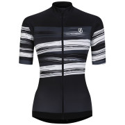 Damen-Radtrikot Dare 2b AEP Stimulus Jersey schwarz Black Paint Print