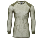 Herrenhemd Brynje of Norway Tactical Wool Thermo Shirt w/inlay grün Olive Green